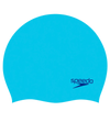 Unisex Kids Moulded Silicon Chlorine Resistant Swim Cap For Boys and Girls - Blue
