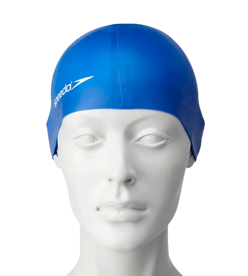 Unisex Kids Flat Silicone Swim Caps - Assorted Colours