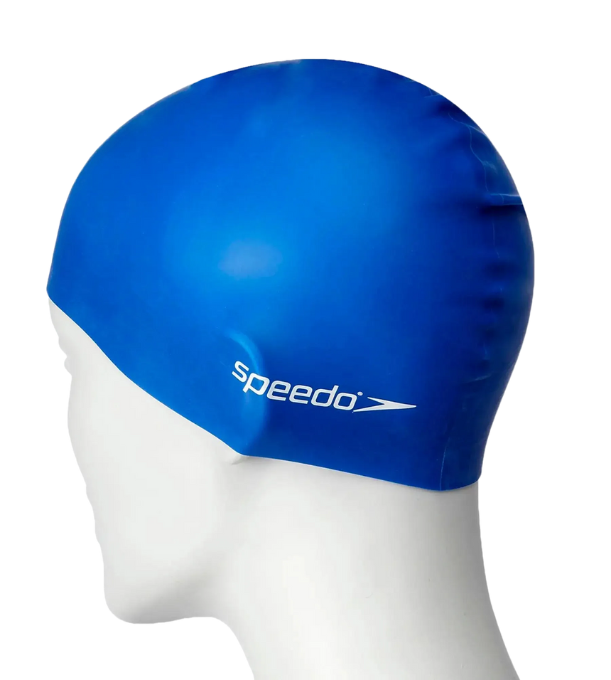 Unisex Kids Flat Silicone Swim Caps - Assorted Colours