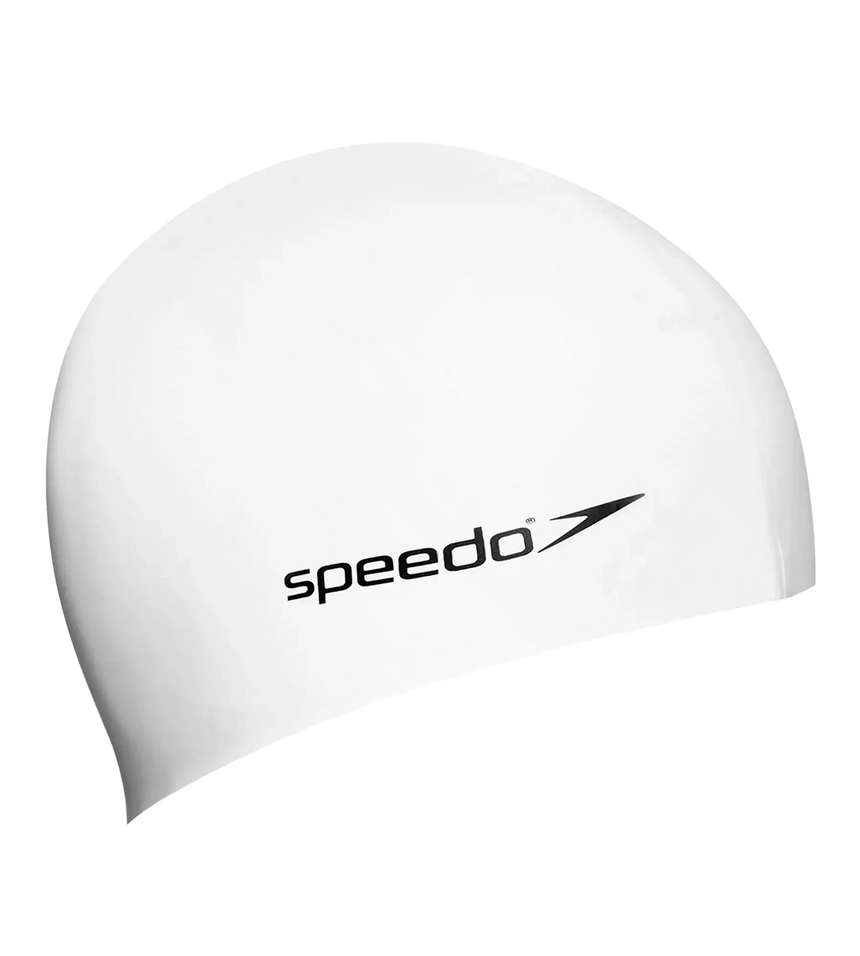 Unisex Kids Flat Silicone Swim Caps - Assorted Colours