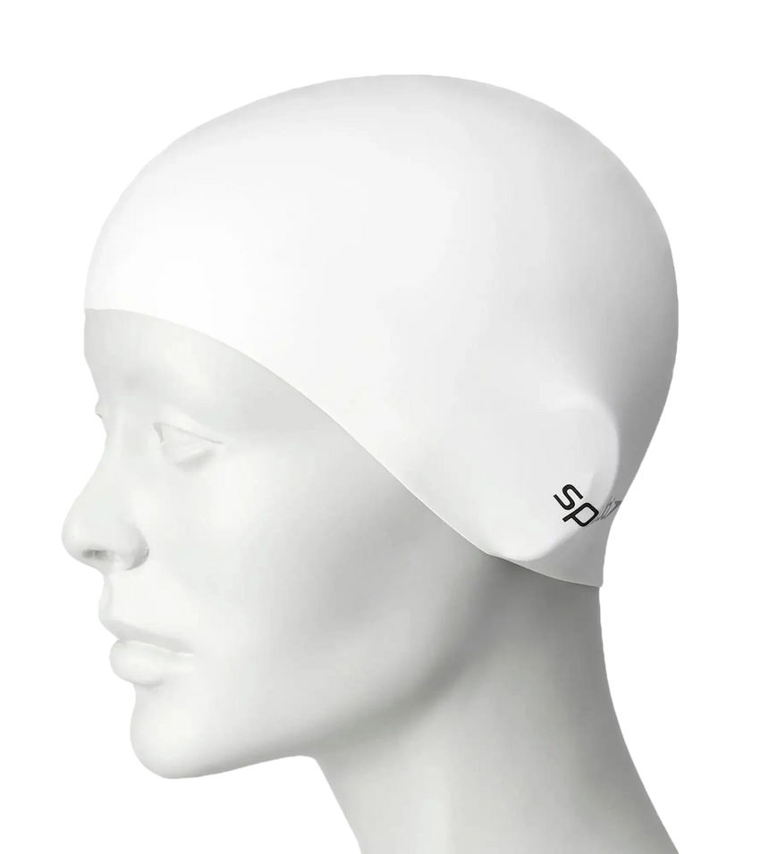 Unisex Kids Flat Silicone Swim Caps - Assorted Colours