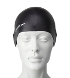 Unisex Kids Flat Silicone Swim Caps - Assorted Colours