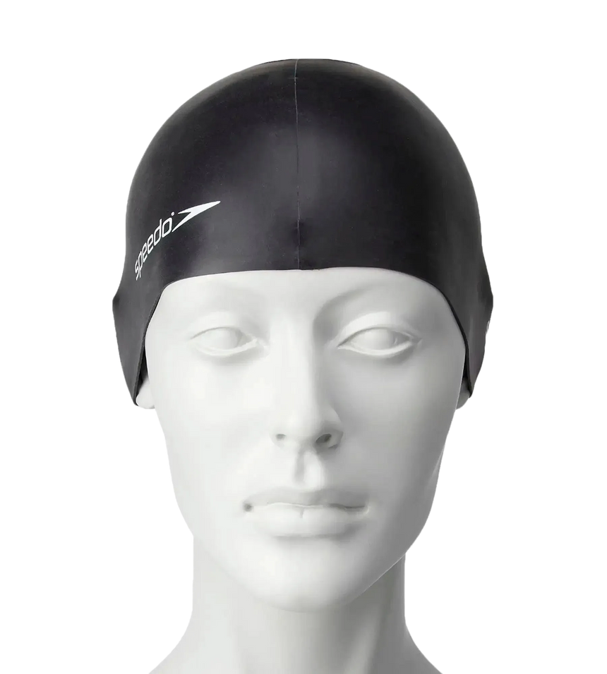 Unisex Kids Flat Silicone Swim Caps - Assorted Colours