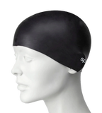 Unisex Kids Flat Silicone Swim Caps - Assorted Colours