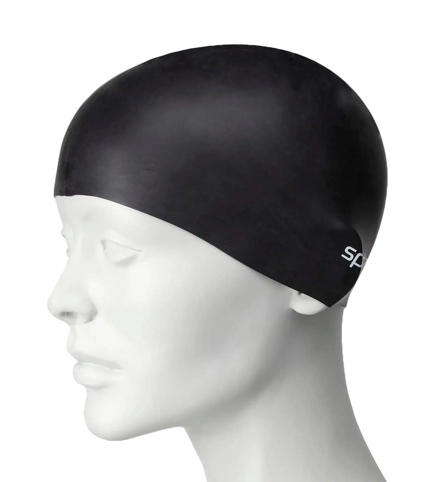 Unisex Kids Flat Silicone Swim Caps - Assorted Colours