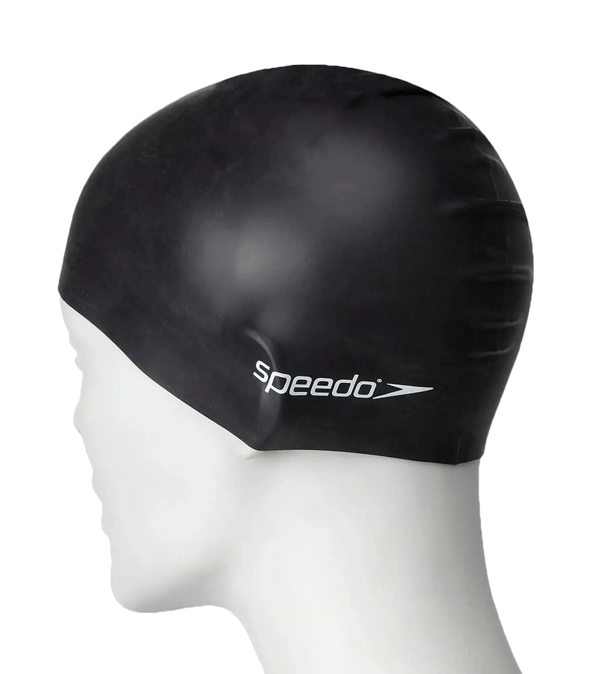 Unisex Kids Flat Silicone Swim Caps - Assorted Colours