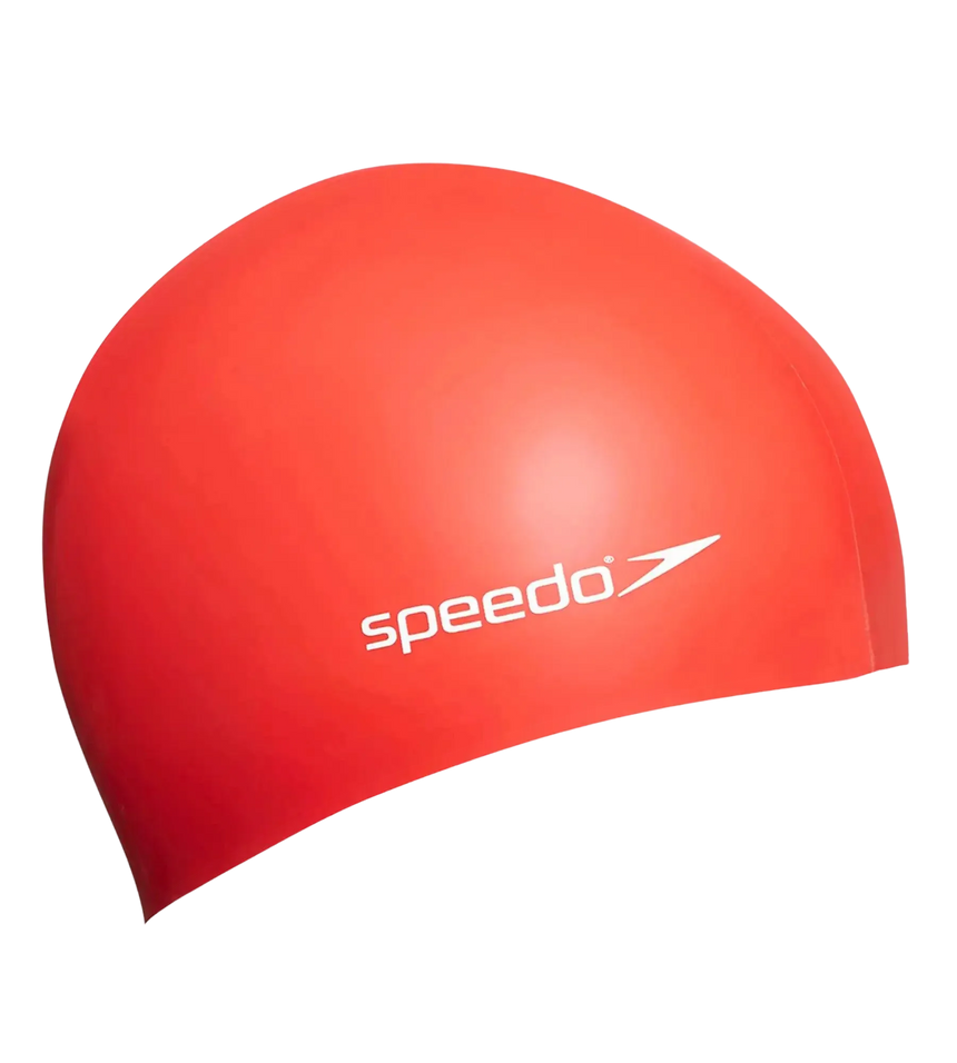 Unisex Kids Flat Silicone Swim Caps - Assorted Colours