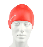 Unisex Kids Flat Silicone Swim Caps - Assorted Colours