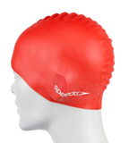 Unisex Kids Flat Silicone Swim Caps - Assorted Colours