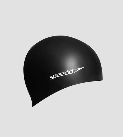Unisex Kids Flat Silicone Swim Caps - Assorted Colours