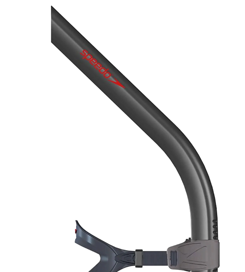 Unisex Adult Bullet Head Centre Snorkel For Men and Women - Black & Smoke