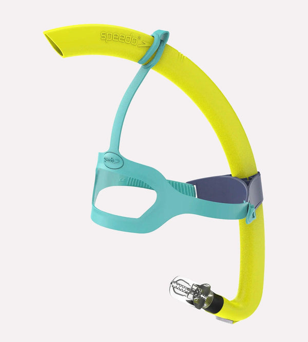 Unisex Junior Centre Snorkel With Head Belt For Boys and Girls - Yellow