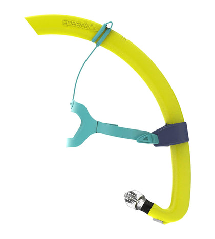 Unisex Kids Centre Snorkel With Head Belt For Boys and Girls - Yellow