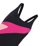Women's Endurance+ Hyperboom Butterfly Back V-Cut One Piece Swimsuit - Black & Ruby