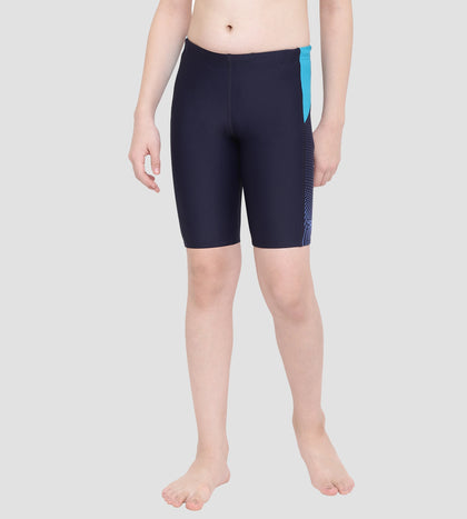 Boy's Endurance 10 Dive Jammer - True Navy & Aquarium