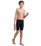 Boy's Endurance 10 Dive Jammer - Black & Fed Red