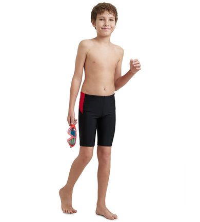 Boy's Endurance 10 Dive Jammer - Black & Fed Red