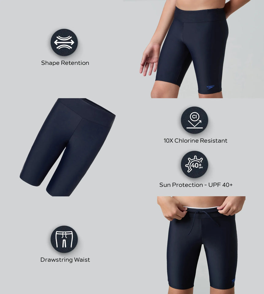 Boy's Endurance10 Essential Houston Jammer - True Navy & Deep Saffire