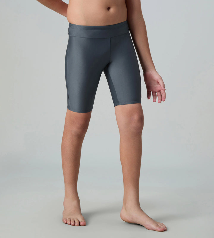 Boy's Endurance10 Essential Houston Jammer - Grey Lead & Tropical Coral