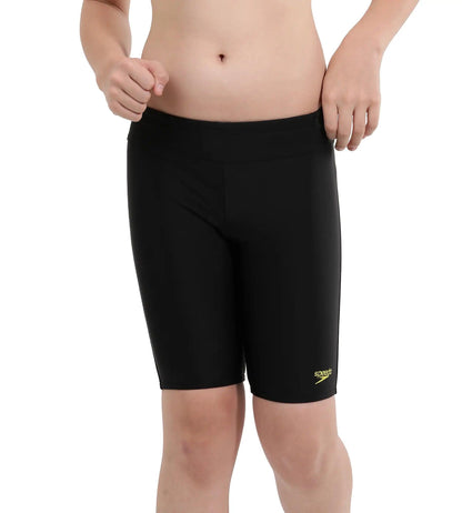 Boy's Endurance Essential Houston Jammer - Black  &  Lemon Drizzle_1