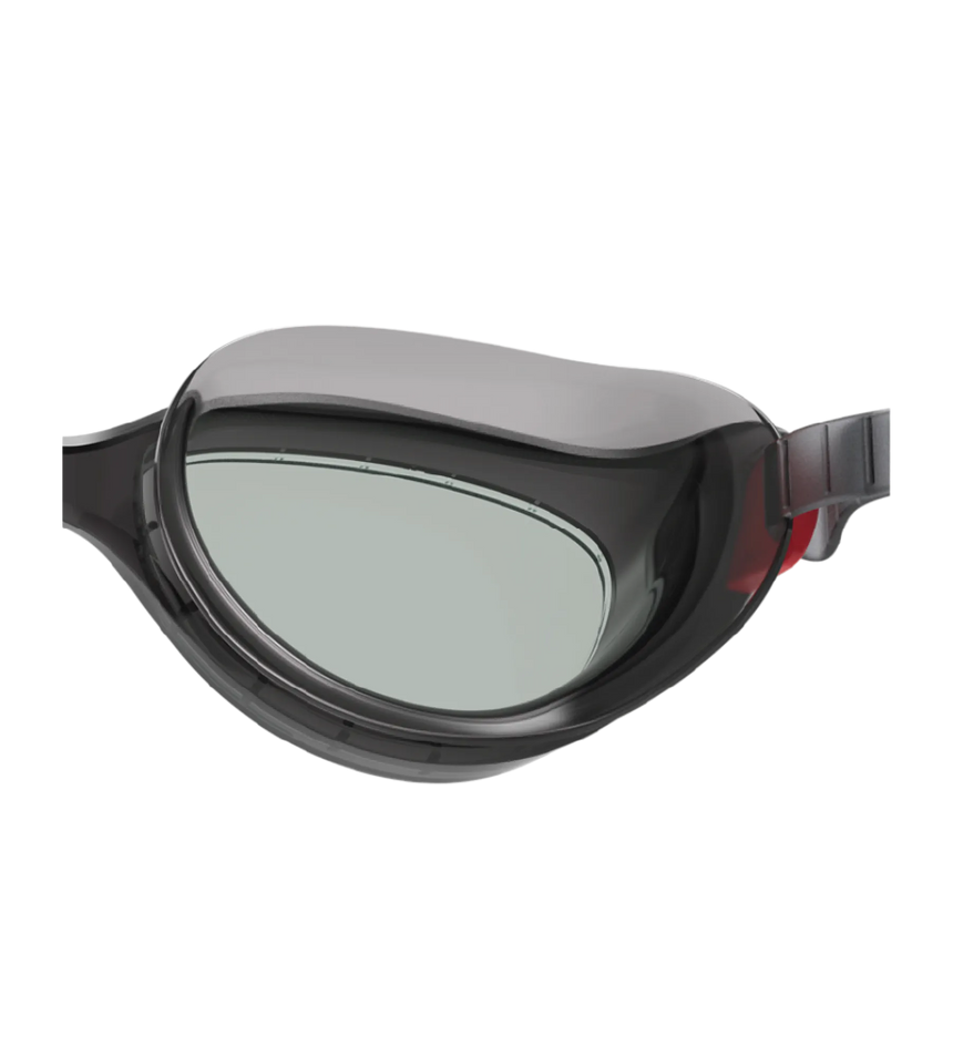 Unisex Adult Futura Hydrospex Anti Fog Coated Lens Swim Goggles For Men and Women - Black & Glacier Grey