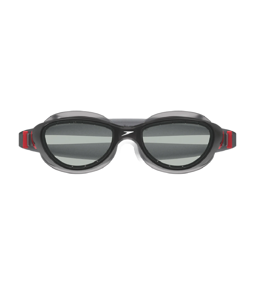 Unisex Adult Futura Hydrospex Anti Fog Coated Lens Swim Goggles For Men and Women - Black & Glacier Grey