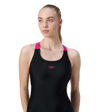 Women's Endurance10 Classsic Lycra Racerback Legsuit  - Black & Ruby
