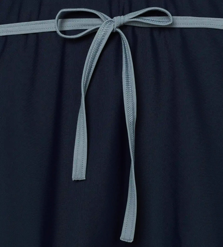 Women's Endurance10 Two Piece Closedback Full Body Suit - Navy, Coin Grey & Pink Lemonade
