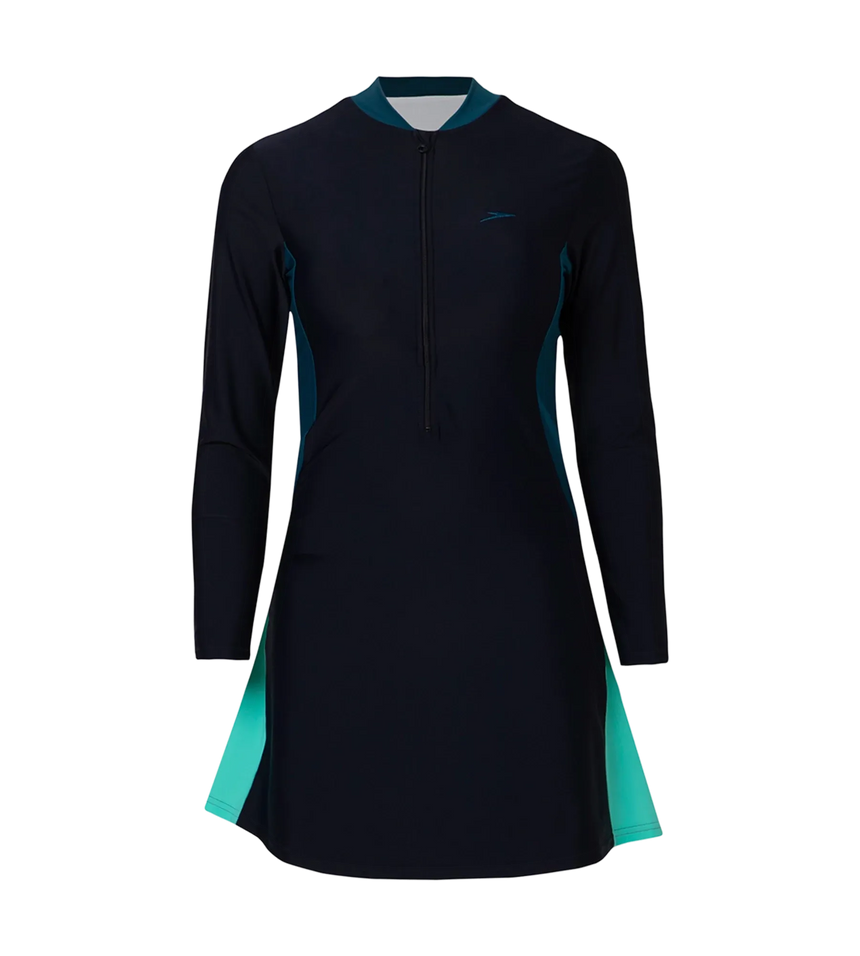 Women's Endurance10 Two Piece Closedback Full Body Suit - True Navy, Dark Teal & Arctic Glass