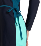 Women's Endurance10 Two Piece Closedback Full Body Suit - True Navy, Dark Teal & Arctic Glass
