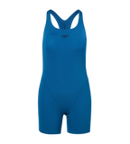 Women's Endurance+ Myrtle Racerback Legsuit  - Aegean Denim & True Navy