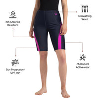 Women's Endurance10 Sport Mid Shorts - True Navy & Diva