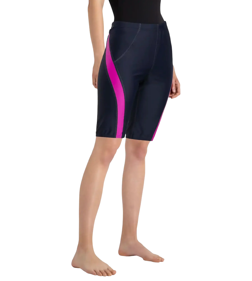 Women's Endurance10 Sport Mid Shorts - True Navy & Diva