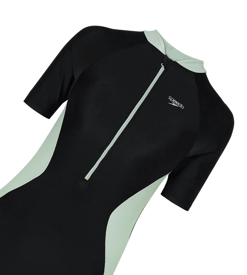 Women's Endurance10 Essential Panel Closedback Kneesuit - Black & Pale Adventure
