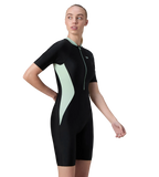 Women's Endurance10 Essential Panel Closedback Kneesuit - Black & Pale Adventure