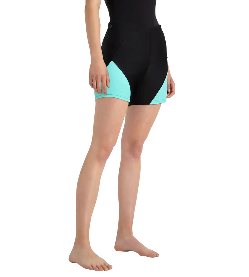 Women's Endurance10 Sport Shorts - Black & Arctic Glass