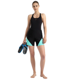 Women's Endurance10 Sport Shorts - Black & Arctic Glass