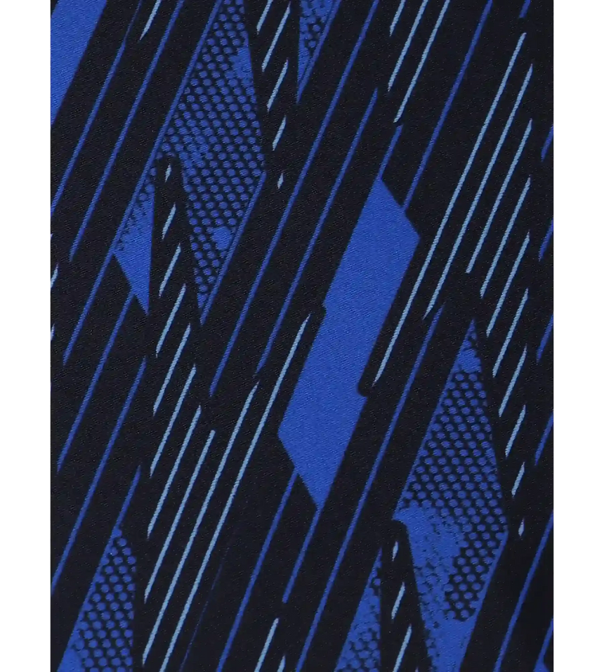 Women's Endurance 10 Hyperboom Printed Racerback One Piece Swimwear - True Navy & True Cobalt