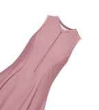 Women's Endurabrite Closedback Swimdress With Boyleg - Nostalgic Mauve & Dusty Pink