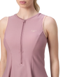 Women's Endurabrite Closedback Swimdress With Boyleg - Nostalgic Mauve & Dusty Pink