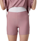 Women's Endurabrite Closedback Swimdress With Boyleg - Nostalgic Mauve & Dusty Pink