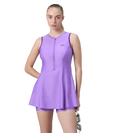 Women's Endurabrite Closedback Swimdress With Boyleg - Purple Mist & Tillandsia Purple