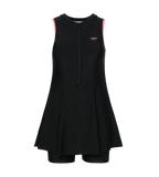 Women's Endurance10 Closedback Swimdress With Boyleg - Black & Pink Lemonade
