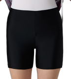 Women's Endurance10 Printed Closedback Swimdress With Boyleg - Black & Electric Pink
