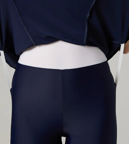 Women's Endurance10 Racerback Swimdress With Kneeleg - True Navy & Margarita Pink