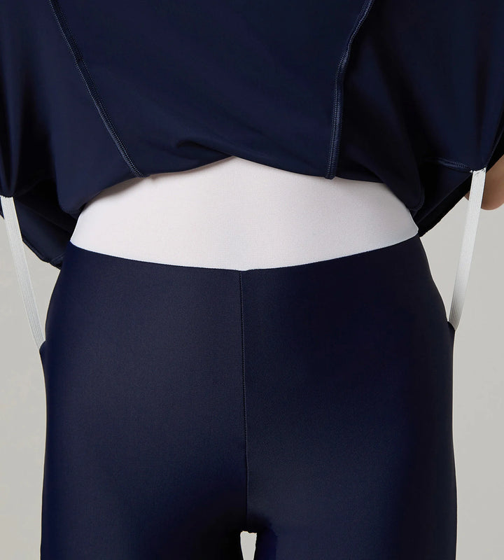 Women's Endurance10 Racerback Swimdress With Kneeleg - True Navy & Margarita Pink