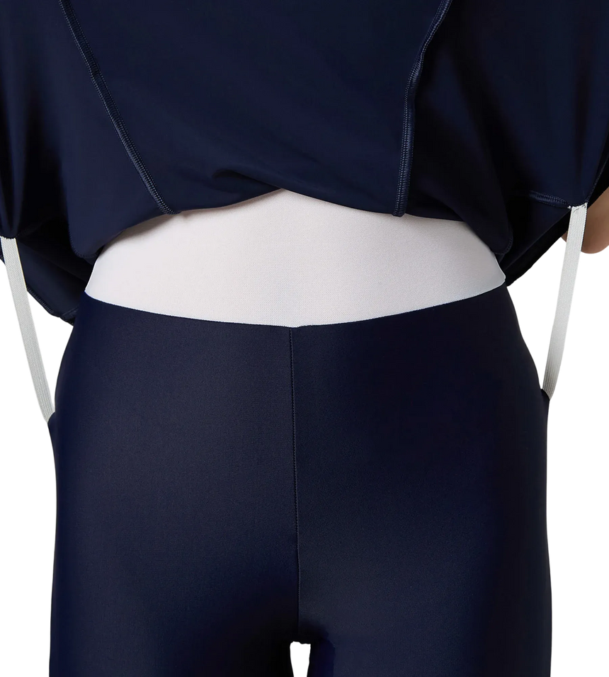 Women's Endurance10 Racerback Swimdress With Kneeleg - True Navy & Margarita Pink