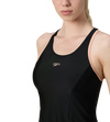 Women's Endurance10 Racerback Swimdress With Kneeleg - Black & Dusty Pink