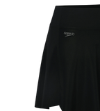 Women's Ribbed Lite Swimming Skirt With Bulit In Shorts - Black & Coin Grey