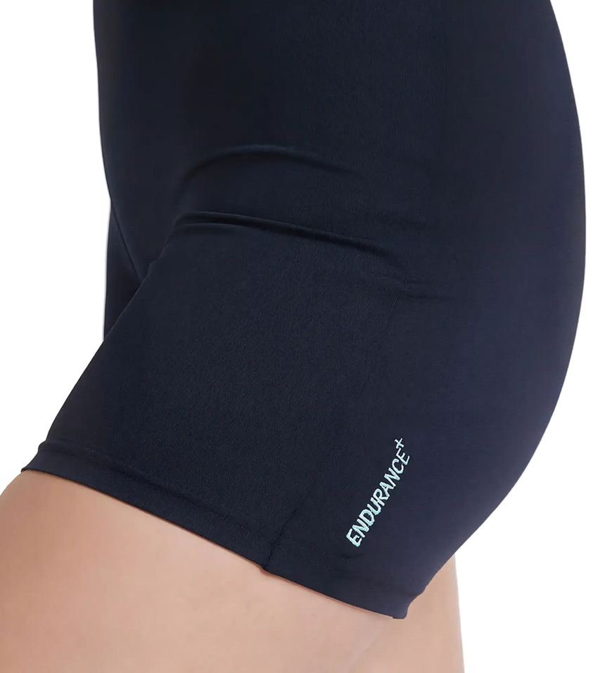 Women's Endurance+ Myrtle Legsuit Swimwear - Truenavy & Marine Blue